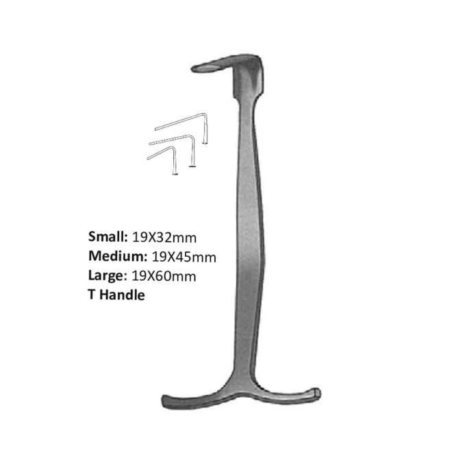 Smillie Retractor Angled Blade
