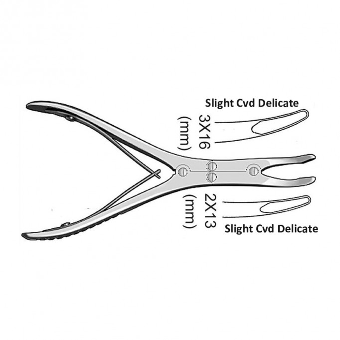 Kleinert Kurtz Synovectomy Rongeur